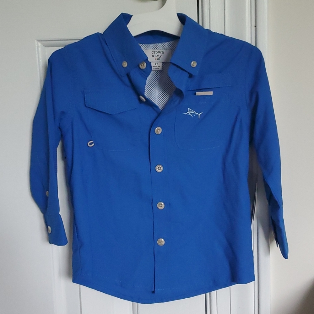 BNWT Crown & Ivy Fishing Shirt